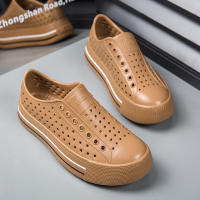 Cueva zapatos de las mujeres de verano al aire libre vadear ocio antideslizante suela gruesa aumento bolsa de playa cabeza sandalias hueco impermeable versátil - details 26