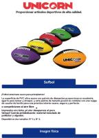 Balón de rugby Blando Tamaño 6 - Textura Suave con 6 Colores Arcoíris para Entrenamiento Infantil/Juveni l - details 1