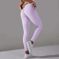 Leggings cruzados para mujer, pantalones de yoga con bolsillo, malla deportiva transpirable para correr y andar en bicicleta, leggings de entrenamiento de cintura alta - details 35