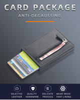 Cartera de Cuero de Calidad para Hombre, Cartera RFID Antirrobo, Billetera para Hombre,regalos para hombres - details 4