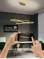 TOMAXIN 100CM Dining Pendant Light Modern Led Lights For Room Chandelier Bedroom Living Room Hanging Lamp - details 2