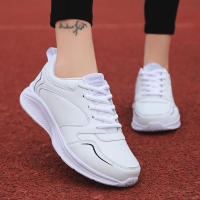 Zapatillas de deporte de cuero para mujer, zapatos deportivos ultraligeros de talla grande, primavera y otoño - details 8