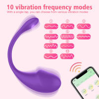 Estimulador de Placer Huevo Vibrante Inalámbrico Control Remoto APP Masajeador de G-spot y Vagina - details 2