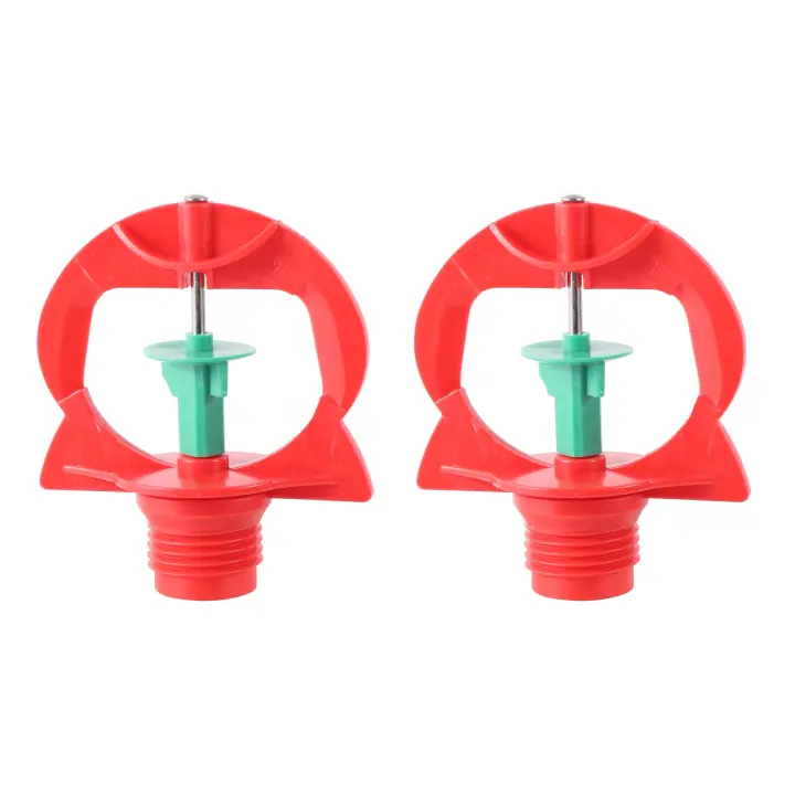 Aspersores de jardín automáticos de 5 piezas, sistema de rociador de agua giratorio de 360 grados, suministros de jardín - 1