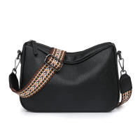 Diseño de color sólido Nueva almohada de moda simple con bolsa de cuerpo con correa ancha para el hombro para mujeres - details 5