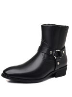 Botas con cremallera lateral de cabeza retro británica - details 19