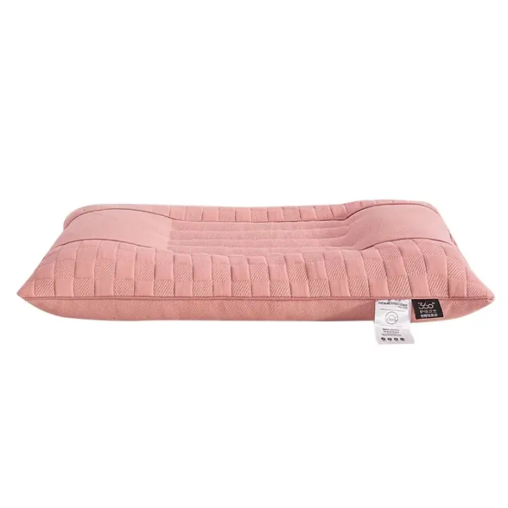 Almohada de algodón con semillas de casia, 1 pieza, almohada de tracción para el cuello, almohadas para dormir, almohadas diseñadas para personas que duermen boca arriba y de lado - 1