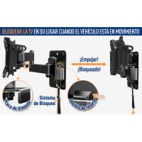 Caravana/Remolque/Barco Soporte de Pared TV Giratorio Inclinable Bloqueable para Mounting Dream