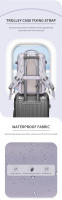 Mochila de Viaje Grande para Hombres y Mujeres Bolsa de Escuela con USB Bolsa de Hombro para Senderismo y Fin de Semana Estilo Negocios - details 8