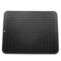 Ilicone-alfombrilla de silicona resistente al calor para cocina, tapete de secado antideslizante, 2 piezas, 40x30 cm - details 1