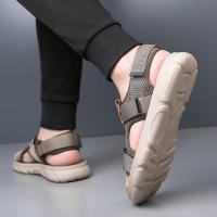 Sandalias antideslizantes suaves y cómodas para hombre, zapatos de playa de alta calidad, sandalias de Gladiador, zapatos planos informales de verano - details 2