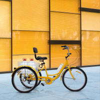 Bicicleta Plegable para Adultos con 24 Pulgadas 7 Marchas Carbono Aceleradora LED Luzes Cestas Ideal para Urbanos Unisex - details 3