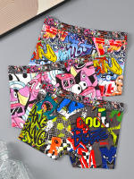 Pack de 3 Bóxer Hombre Estampado Graffiti - Diseño Urbano Moderno y Tejido Ultra Suave para Jóvenes - details 3