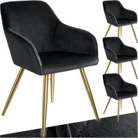 Sillas de Comedor Ergonómicas y Versátiles Juego de Sillas Tapizadas en Terciopelo - details 53