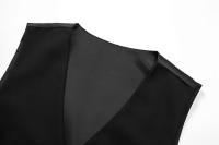 Chaleco de Traje Slim Fit para Hombres Nuevo Arrival Accesorios de Cadenas de Moda Casual Vintage Para Fiesta de Boda Material Exterior de Poliéster - details 15