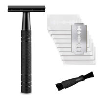 Barbero de Doble Cara Reutilizable para Mujeres y Hombres con 10 Aspas de Metal DE para Afeitar - details 7
