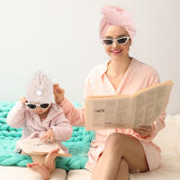 2 toallas para el cabello de secado rápido súper absorbentes - details 1