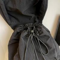 Mochila con cordón para exteriores de estilo coreano, mochila deportiva de nailon de viaje de Color sólido, bolso de hombro impermeable para senderismo de gran capacidad - details 3