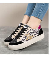 Nuevos zapatos ligeros de junta antideslizante suela suave de las mujeres de la plataforma casual zapatos de moda estrella blanco zapatos. - details 1