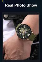 Reloj de Cuarzo de Lujo para Hombres Megir Correa de Silicona Reloj Deportivo de Ejército Impermeable Estilo de Negocios - details 9