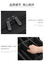 Bolsa de maquillaje portátil de gran capacidad para maquilladores profesionales, tatuajes, decoración de uñas, estuche de almacenamiento multifuncional - details 19