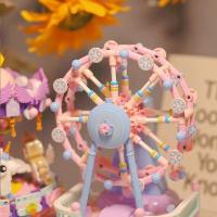 Set de Bloques de Construcción de Ferris Wheel Musical Juguete de Construcción de Ladrillos Nano LED Regalo de Artesanía DIY para Adultos y Niña - details 2