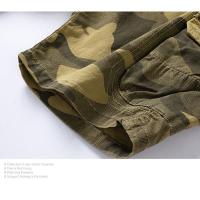 Pantalones Cargo de Camuflaje para Hombres en Verano Pantalones Cortos Casuales de Múltiples Bolsillos Algodón 100% Ajuste Regular - details 10
