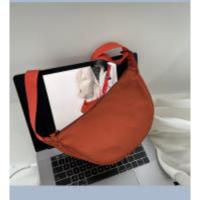 Bolso de pecho de Color sólido para mujer, bandolera de viaje de gran capacidad, cinturón de media luna, riñoneras de calle diarias, 2023 - details 22