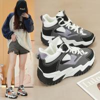 Zapatillas altas de mujer,zapatillas de fondo grueso,aumento casual,running - details 2