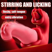 Vibrador de Lengua Suave Realista 3 en 1 Estimulador de Clítoris y Punto G - details 9
