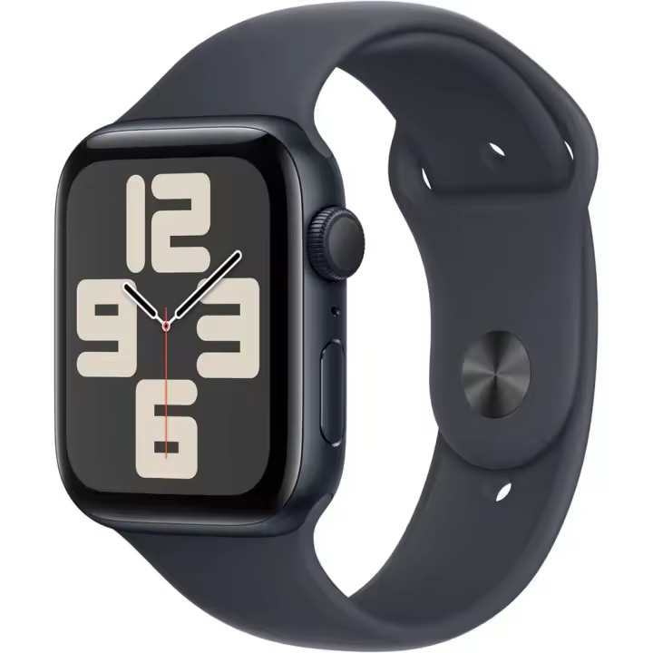 Apple Watch SE (2.ª generación) [GPS 44 mm] Smartwatch Caja de aluminio con correa deportiva Midnight M/L. Fiess y rastreador de sueño, Crash - 1