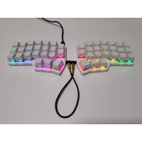 Corne V4.1 Kit de teclado separado Split Keyboard Cherry MX perfil bajo choc personalizado Hot Swap modo cableado único teclado mecánico separado Corne Mechanical Keyboard RGB QMK vial Horn para juegos disponible en blanco de teclado y accesorios Teclado - details 3
