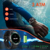 Reloj inteligente militar para hombres, pulsera táctil con luz LED fuerte, para Android e iOS - details 4