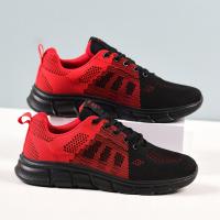 Zapatillas para correr con cordones, ligeras y transpirables para hombre, cómodas para el parque de gimnasio de entrenamiento al aire libre - details 12