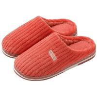 Zapatillas de casa para hombre y mujer, chanclas informales de suela gruesa suave, pantuflas cálidas de felpa, zapatos antideslizantes para dormitorio, invierno, novedad - details 16