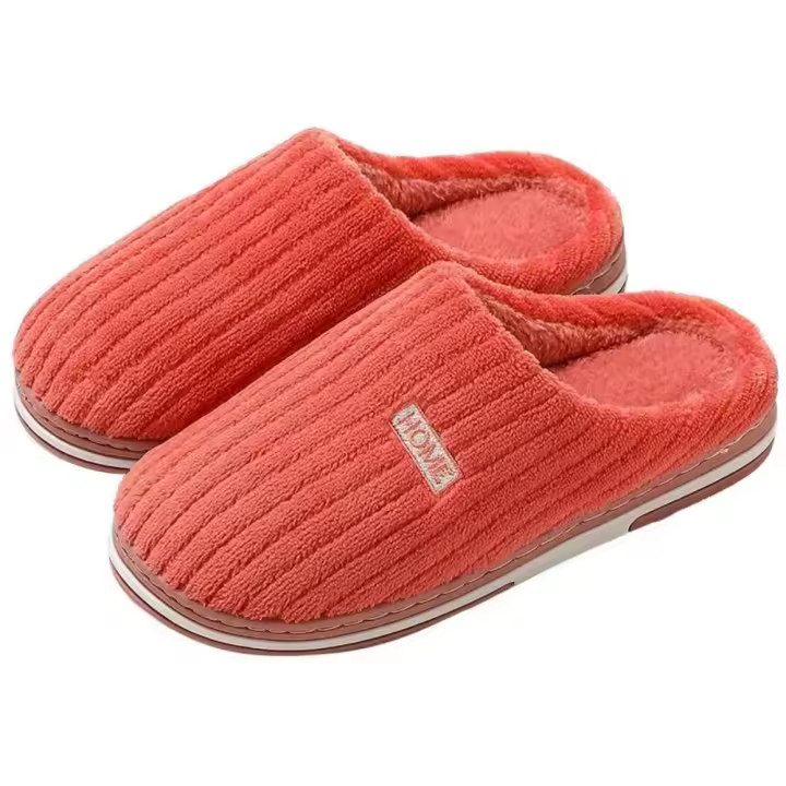 Zapatillas De Casa Para Hombre Y Mujer, Chanclas Informales De Suela Gruesa Suave, Pantuflas Cálidas De Felpa - 1