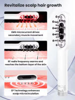 Peineta para el cabello con haz, microcorriente, radiofrecuencia, crecimiento del cabello - details 3