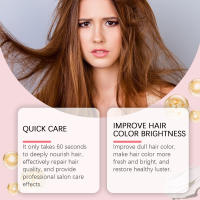 West&Montr Mask Repairs Dry Fury Cuidado del cabello hidratante y suave - details 8