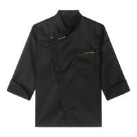 Camisa de Chef para hombre, uniforme de trabajo, abrigo de Chef con cuello cruzado, cocina, restaurante, Hotel, chaqueta de cocina Unisex con bolsillos, Tops de Chef - details 30