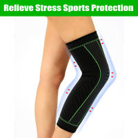 1/2Pcs Full Leg Sleeves Long Leg Compression Sleeve Knee Support Brace for Man Women Sports Cycling Basketball Soccer Arthritis - details 7