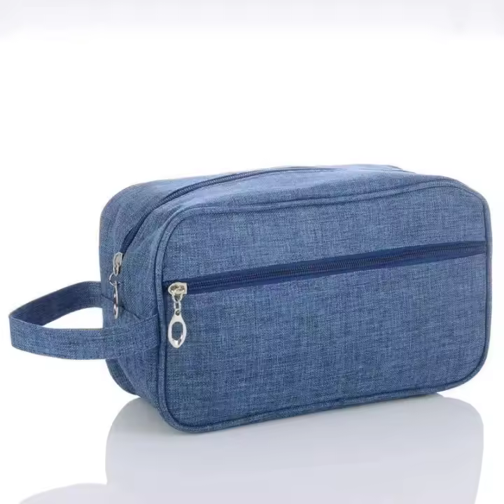 Bolsa de Maquillaje de Viaje Impermeable de Oxford Organizador de Cosméticos para Hombres y Mujeres - 1