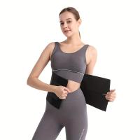 Faja de cintura ajustable de 3 capas para entrenamiento físico, soporte central adelgazante y estabilizador para entrenamientos y uso diario, lavable a máquina, mezcla de spandex/poliéster, accesorios de gimnasio - details 2