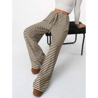 Pantalones de mujer con cintura elástica a rayas, talla única, recién llegados de otoño - details 23