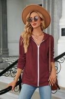 Sudadera con Capucha para Mujer Manga Larga, Bolsillo, Moda Primavera-Otoño, Tendencia 2025 - details 18