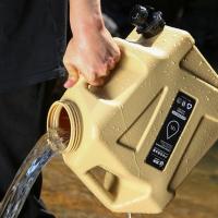 Cubo para beber al aire libre de 12L, contenedor portátil de almacenamiento de agua de gran capacidad, tanque de agua para acampar resistente al desgaste a prueba de fugas - details 11