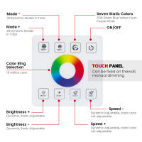 GAHADA Luz de Tira LED RGB Impermeable, 5050 60LEDs/m, Control Remoto Táctil de Pared, Iluminación y Decoración - details 6