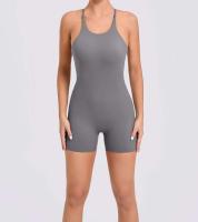 Conjunto de entrenamiento de ejercicio para mujer, traje de yoga, ropa deportiva, mono de gimnasio, rojo, verano, 2024 - details 39