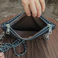 Bolsos cruzados con cadena de moda para Mujer, Bolsos de Mujer Carter para Mujer, bandolera de hombro plegable - details 12
