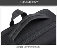 Mochila para ordenador portátil expandible para hombre, bolsa impermeable negra para Notebook, 16 pulgadas, 17 pulgadas, mochila de trabajo multifunción para negocios - details 29