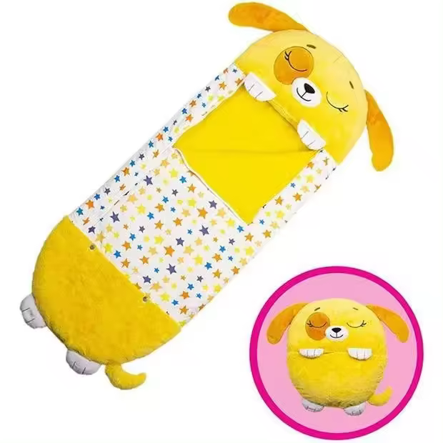 Gato rosa para Dormir para niños, Saco de peluche para dormir de 7 a 10 años, 9 diseños - 1